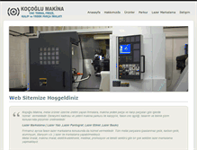 Tablet Screenshot of kocoglumakina.com